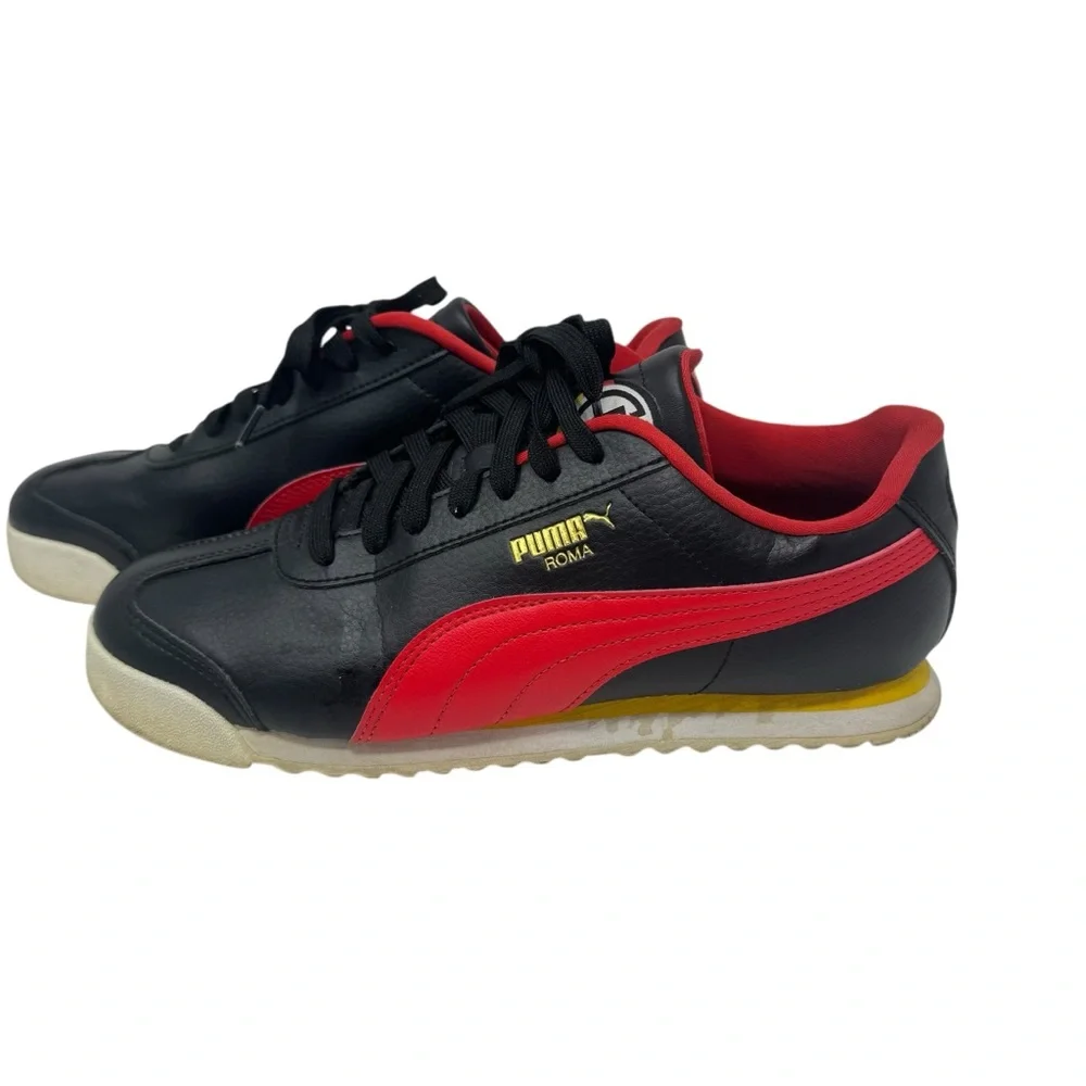 Puma Mens Roma Country Pack Black Shoes Size 8.5
